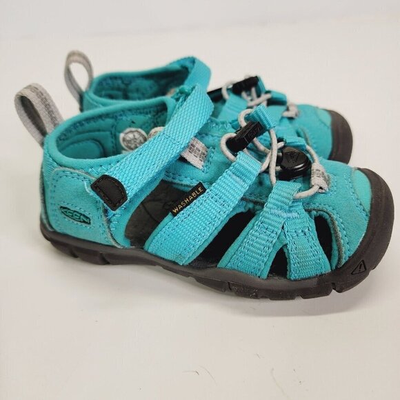 Keen Seacamp II CNX Baltic Caribbean Sea Water Sports Sandals Kid Size US 9 - Picture 8 of 13